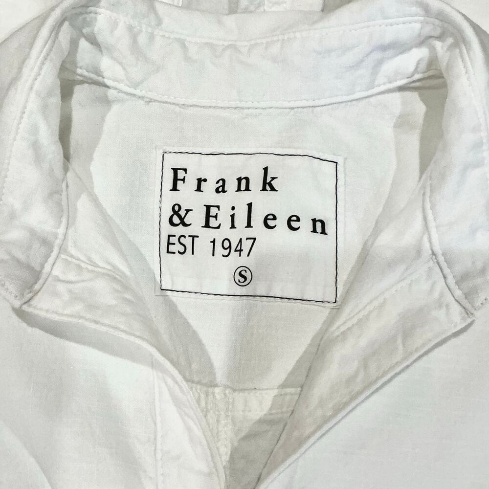 Frank & Eileen Ireland Playsuit Linen Romper Long Sleeve White Size‎ Small - Picture 7 of 8